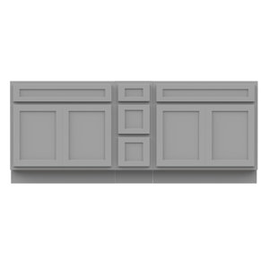Home Beyond 90 Double Bathroom Vanity Base Only | Wayfair